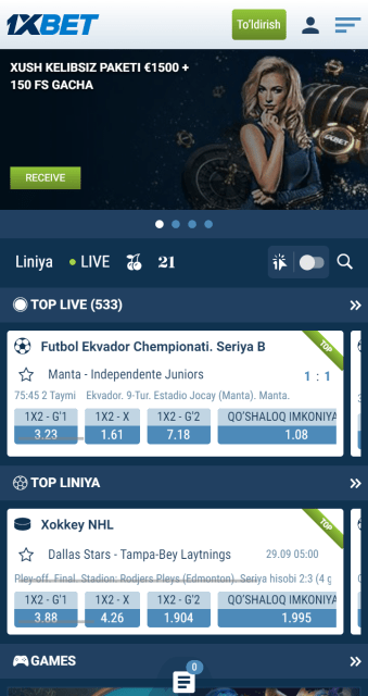 1XBET haqida. Ro’yxatdan o’tish. Barcha ma’lumotlar