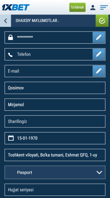 1xbet malumotlarni kiritish (2)