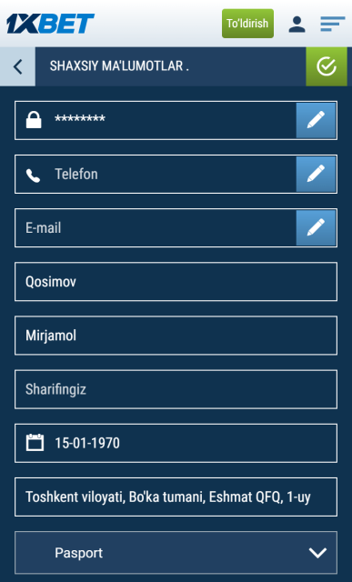 1xbet malumotlarni kiritish (2)